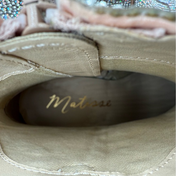 Matisse Harlow Sparkly Rhinestone Western Ankle Crystal Cowgirl Booties Size 7.5 - Picture 10 of 16